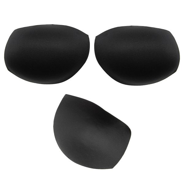 Бельевые чашечки для бюстгальтера б/уст., с равном. наполн., разм.40, 10 пар, 04-черный, 3810N