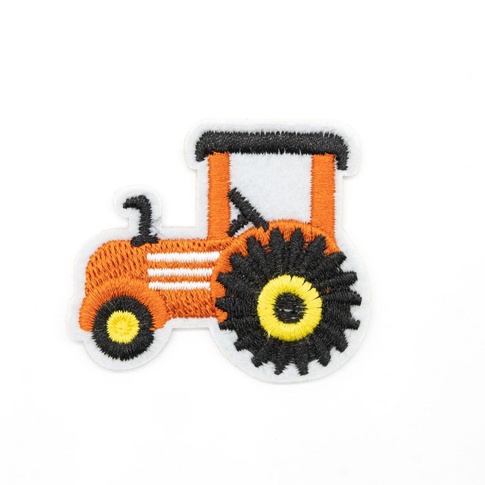 Термоаппликация Трактор маленький, красный 4,5х5,1см, Hobby&amp;Pro