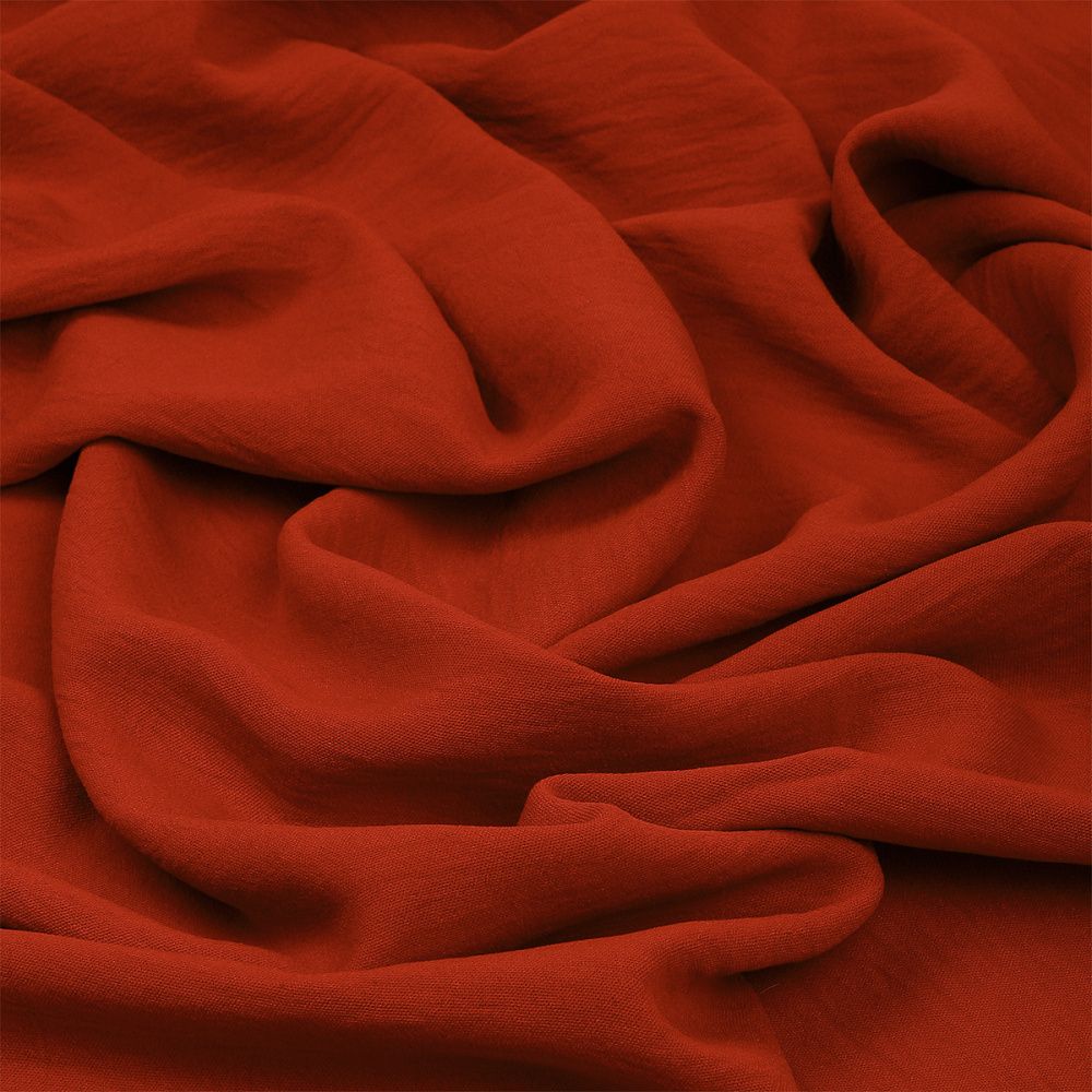 Лен Манго 160 г/м², 150 см / 25 метров, TBY.Mg.05, цв.оранжевый