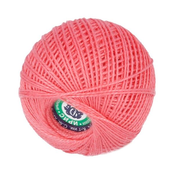 Пряжа ПНК им.Кирова Ирис / уп.20 мот. по 25 г, 150м, №1012 красно-розовый