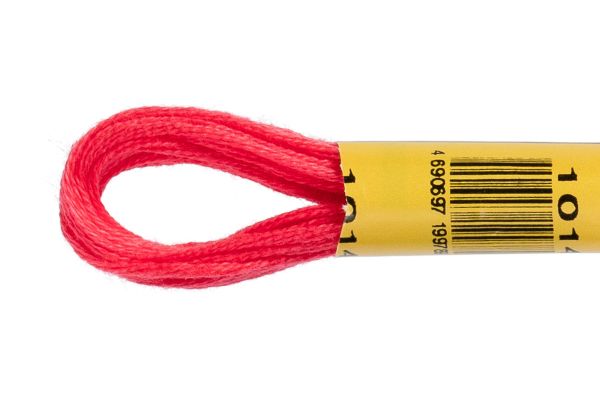 Мулине ПНК им.Кирова цв.1014 алый, 24 мотка по 8 метров