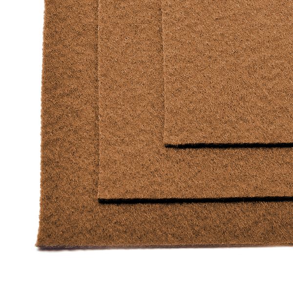 Фетр листовой мягкий 1.0 мм, 20х30см FLT-S1, 10 листов цв.685 св.коричневый