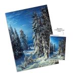 Пазл. Премиальная коллекция 2000 элементов, TOP-PZL-2000/03 Зимняя ночь, Фрея