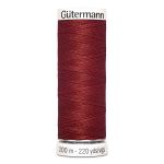 Нитки универсальные Gutermann Sew-all 100 (200 метров), 5 кат. | 221 красно-терракотовый