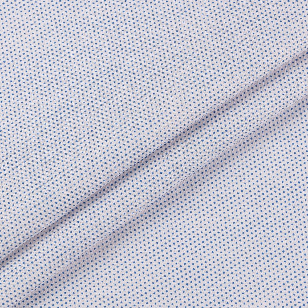 Ткань для пэчворка Peppy Бабушкин сундучок 100х112 см, 140±5 г/м², БС-36 мл.горох бл.бл.розовый/синий