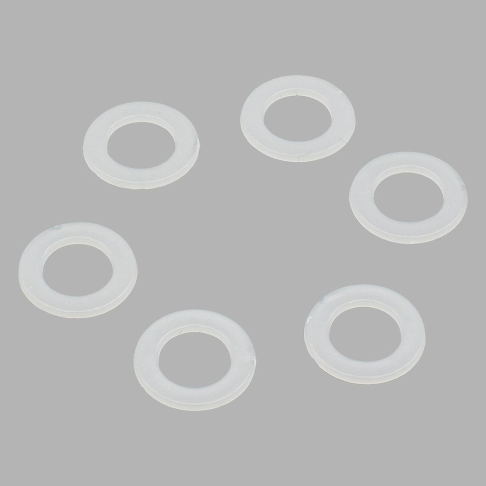 Кольцо уплотнительное под блочку ⌀10 мм (внешн. 16.5 мм) (№24), пластик, ≈100 шт