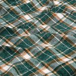 Фланель рубашечная вареная 150 г/м², 150 см / 2 метра, TBY.Fl.T497 зеленый