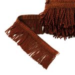 Бахрома отделочная 75.0 мм / 25 метров, витая, 205 шоколадный, Gamma 565