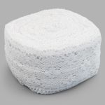 Кружево вязаное (тесьма) 125 мм / 25 метров, рис125.01.038 белый