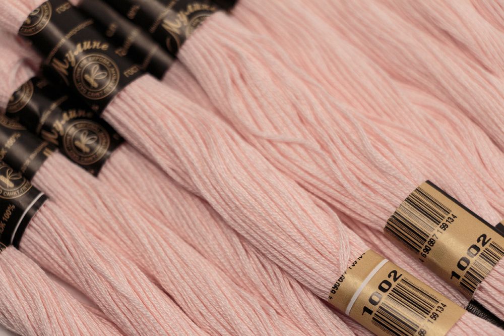 Мулине ПНК им.Кирова цв.1904 бл.фиолетовый, 12 мотков по 10 метров