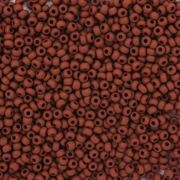 Бисер Preciosa непрозрачный матовый 10/0 (2.3 мм), круг.отв., 50г, (13600)