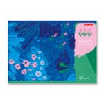 Альбом для рисования 100 г/м², A4 29х20.5 см, 32 л. на скобе, 5 шт, 000216 Цветочная фантазия, Светоч 32АЛСК4_0_3_9