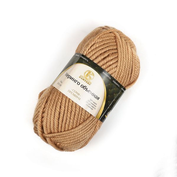 Пряжа Камтекс Меринго объемная / уп.4 мот. по 150 г,90 м, 006 св.бежевый