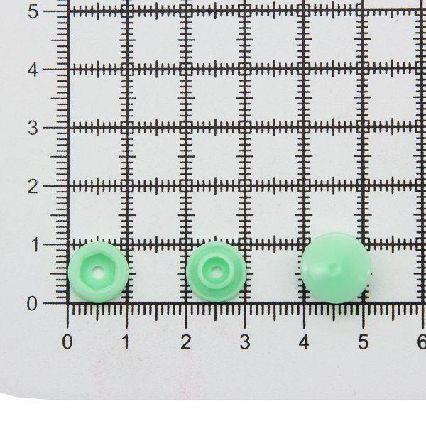 Кнопка рубашечная ⌀12,5/10мм пластик (≈100 шт) New Star (199 салатовый)