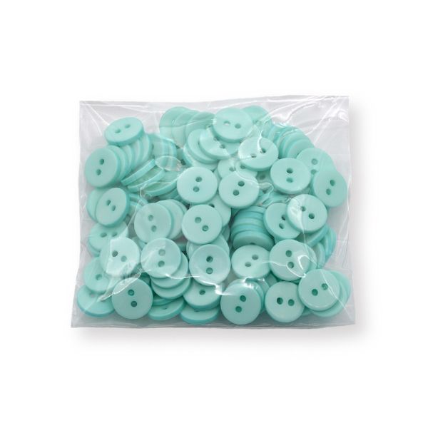 Пуговицы 2 прокола 18L, 11 мм, (Sea (морской)), NE74, 144 шт