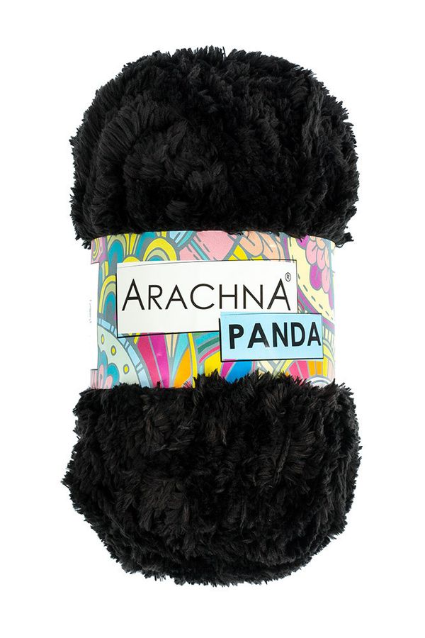 Пряжа Arachna Panda / уп.5 мот. по 100г, 75м, 51 черный