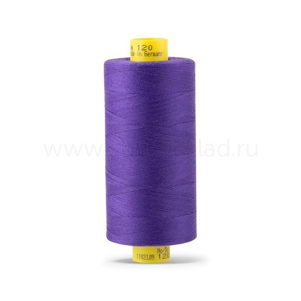 Нитка универсальная Gutermann Mara 120/2, 1000 м, 700207, 810 яркий василек, 1 шт