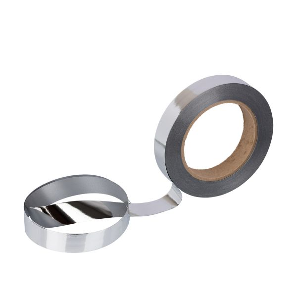 Лента полипропиленовая для флористики 20 мм / 45.7 метров, 02 серебро, Stilerra PYP20-45M