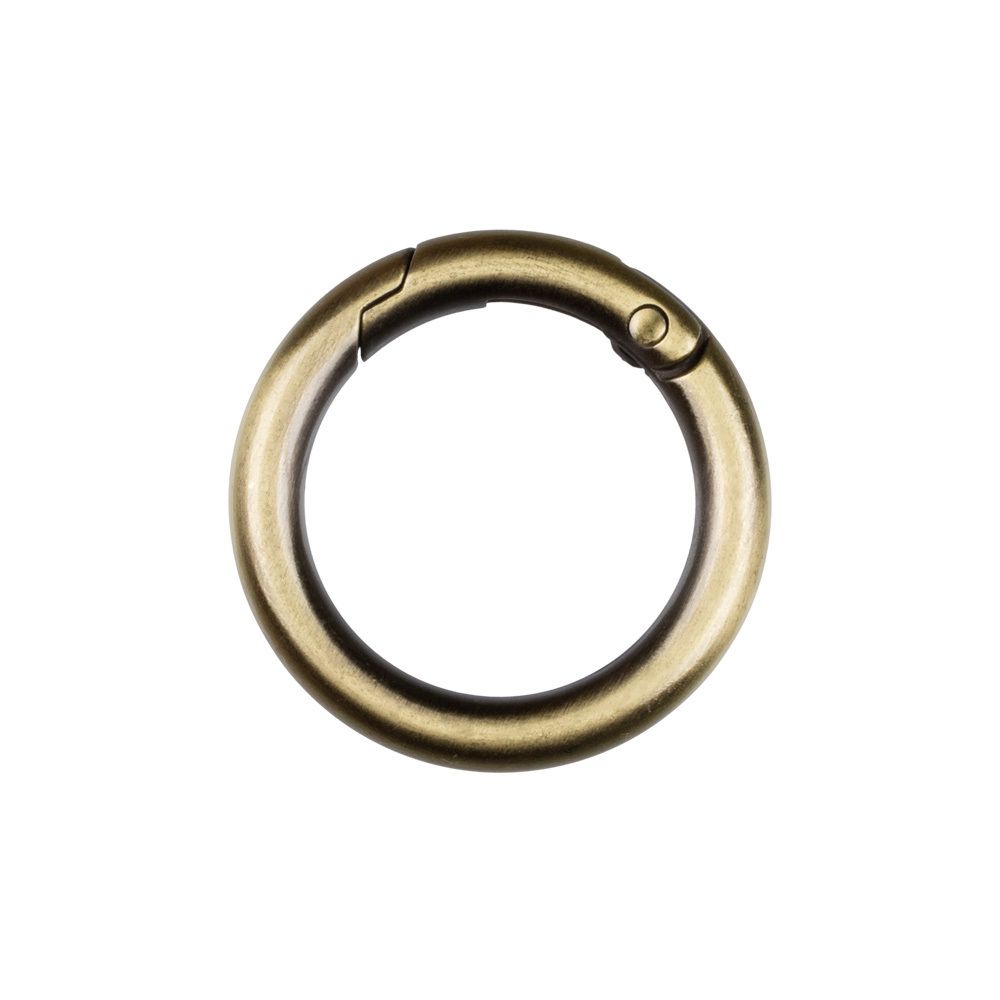 Карабин кольцо ⌀25 мм, 10 шт, 03 под бронзу, Gamma GH-225