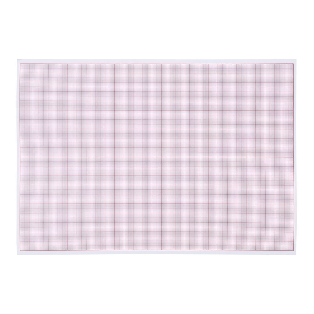 Бумага масштабно-координатная 80 г/м², А4 Маджента, 50 листов