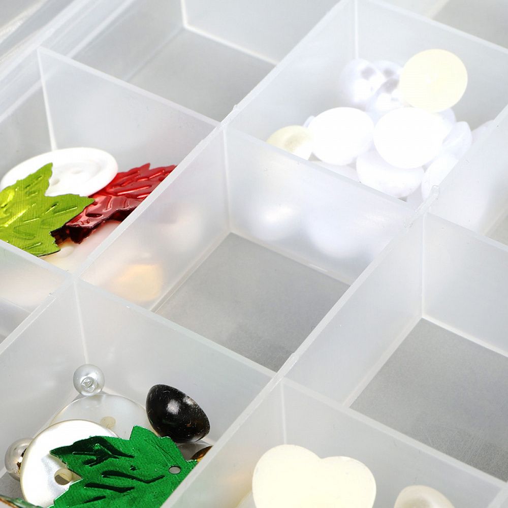 Контейнер для мелочей 17.7х10.2х2.3 см цв. в ассортименте