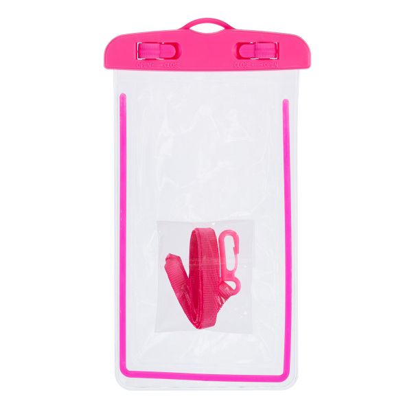 Чехол для телефона водонепроницаемый 21х10х2 см, №03 розовый, Lol&Pop LLP-304