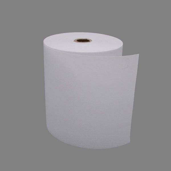 Люверсная шторная лента клеевая 200 мм / 50 метров, белый х/б