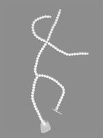 Скелет для кукол и игрушек 55 см, со ступнями ног 10 звеньев, ноги 18 звеньев