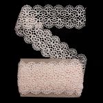 Кружево гипюр (плетёное) 65 мм / 9.14 метров, 571 молочный