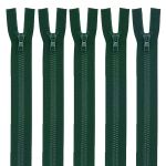 Молния трактор Arta Т6 (6 мм) 2 зам., разъем., 110 см, цв. 054 т.зеленый, уп.5 шт