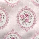Ранфорс Медальон 130 г/м², шир.240 см, в нарезке, цв. розовый, 10 метров /TOS/