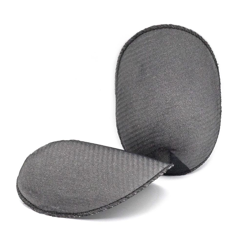 Плечевые накладки (подплечники) реглан 105х145х13 мм, черный, 50 пар