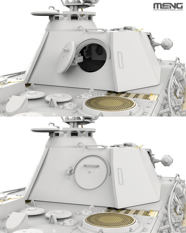 Модель сборная: танк, Sd.Kfz.171 Panther Ausf.G Late w/ FG1250 Active Infrared Night Vision System 1/35, Meng TS-054