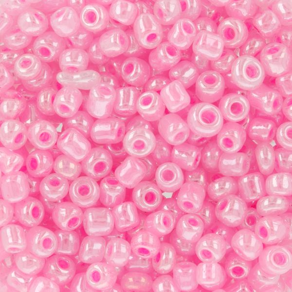 Бисер Zlatka 11/0 (2.1 мм), 100 г (10х10 г), №0145 розовый, GR