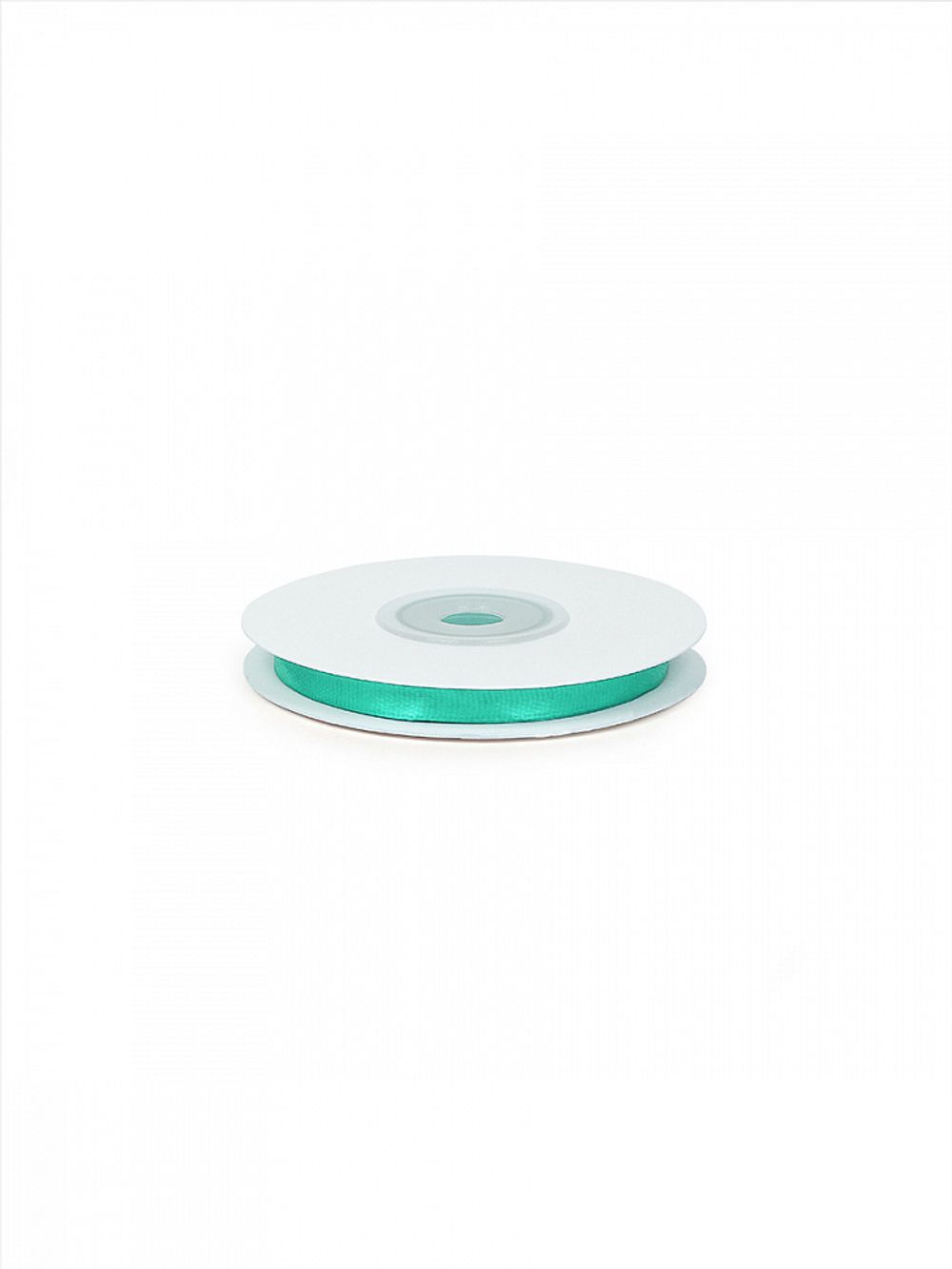 Лента атласная 1-сторонняя 6.0 мм / 22.5±1 метра, 4323 яркая мята, Magic4Hobby