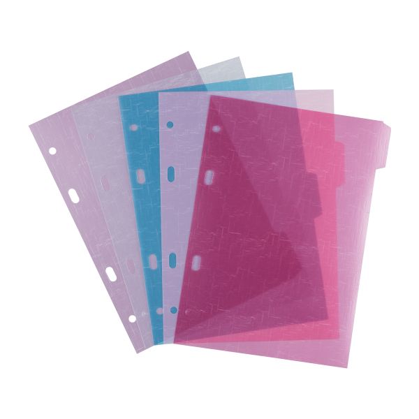 Разделитель листов пластиковый A5, 5 шт, EC270020202 лён, ассорти, Expert Complete EC270020202