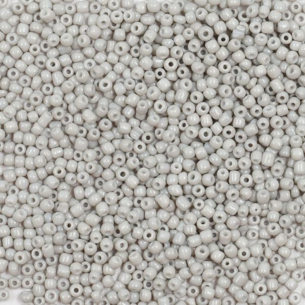 Бисер Astra&Craft 11/0 (2.1 мм), 200 г (10х20 г), цв. 910 серый/непрозрачный, матовый