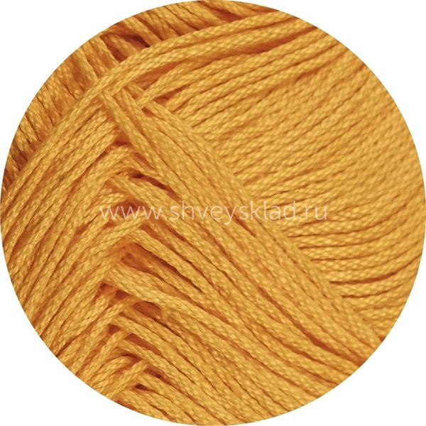 Пряжа ПНК им.Кирова кокон Ромашка / уп.4 мот. по 75 г, 320м, 0510 желтый