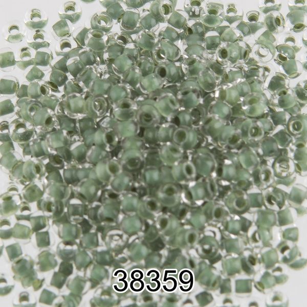 Бисер Preciosa 10/0 (2.3 мм), 500 г, 38359 (Ф602) т.зеленый