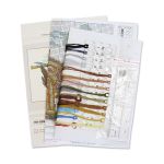 Набор для вышивания нитками МП Студия, Прямо по курсу 12х17см