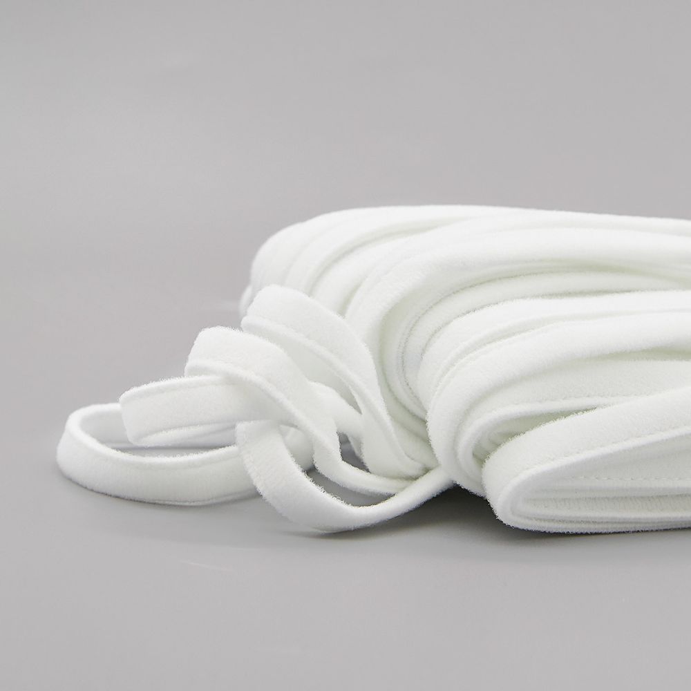 Лента тоннельная (чехол для косточек) 10х8 мм / 20 метров, Arta, 001 белый