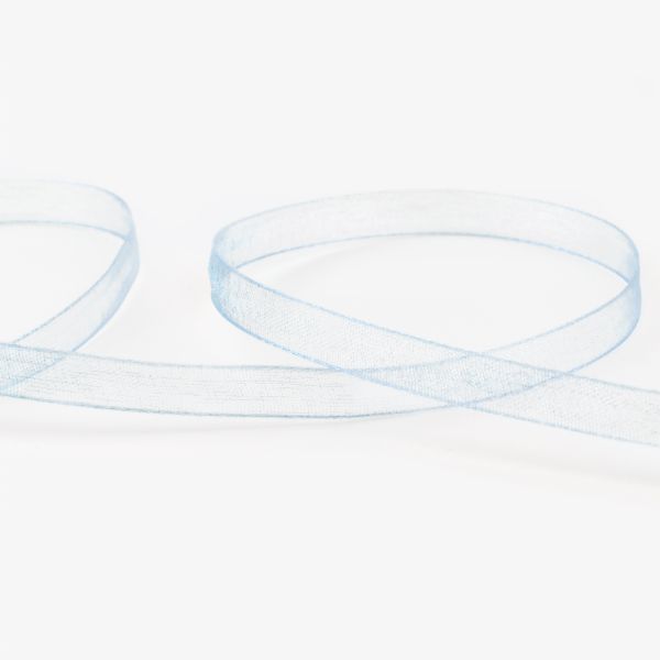 Лента капроновая (органза) _6.0 мм / 45.7 метров, 086 св. небесный, Blitz OR-6