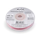 Лента капроновая (органза) 10.0 мм / 22.8±1 метра, 050 бл.розовый, Blitz OR-10