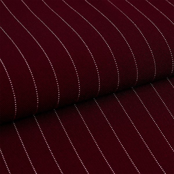 Габардин кач-во Фухуа 180 г/м², 150 см / 1 метр, в полоску, TBY.Gbf.st.24102.1.3.1, цв.03 бордовый