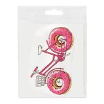 Термотрансфер M №02, 1 шт, M-219 велосипед 16.5х10 см, Gamma "M" №02