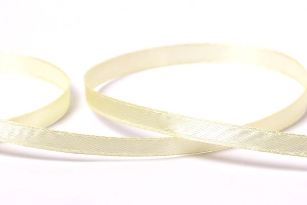 Лента атласная 1-сторонняя 6.0 мм / 33±2 метра, 009 св.желтый, Gamma