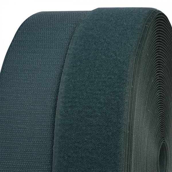 Лента контактная липучка (велкро) пришивная 50 мм / 25 метров, F267 (С889) бл.зеленый, /пара/, кач.