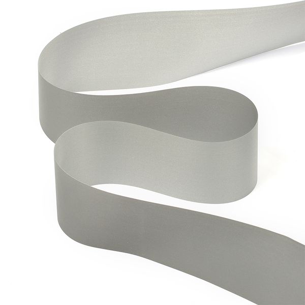 Лента светоотражающая (катафотная) [cpl:030], 50 мм / 100 метров, хлоп.+пэ. СВЛ-1101