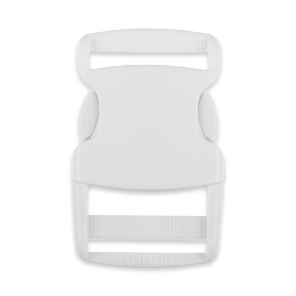 Фастекс (пряжка трезубец) пластик 32 мм, 100 шт, 501 белый, Gamma SB04