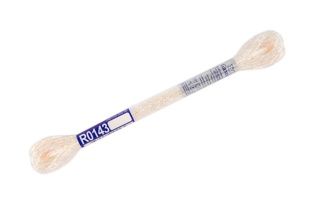 Мулине Gamma вискоза 100%, цв.R0143 бл.розовый, 12 мотков по 8 метров